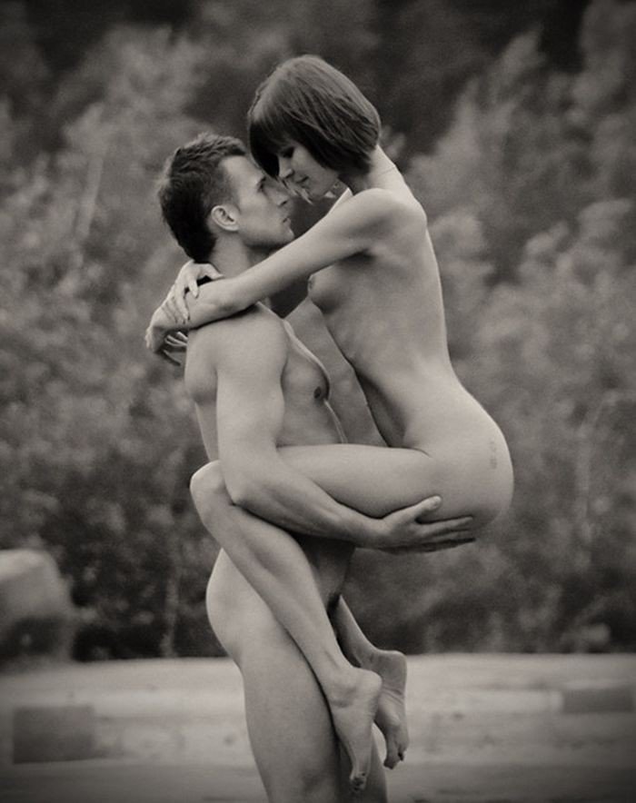 Photo Of Artistic Closeup Sexy Nude Couple Embracing