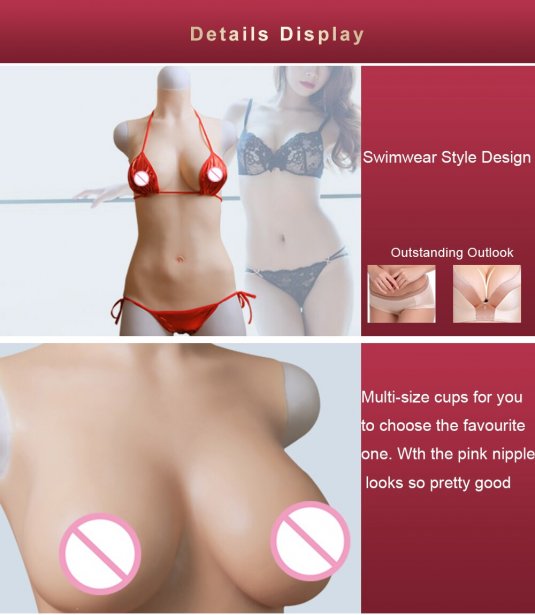 Силиконовая грудь для трансвеститов