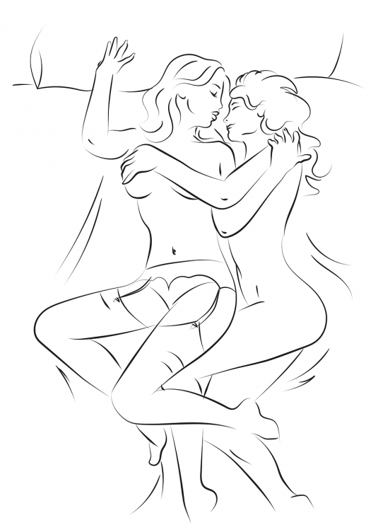 Влюбленные рисунки