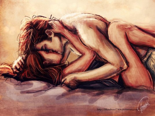 Картина объятия