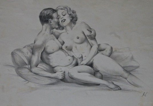 Эро рисунки женщина и мальчик