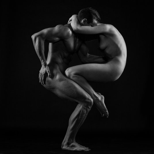 Парная фотосессия в стиле ню