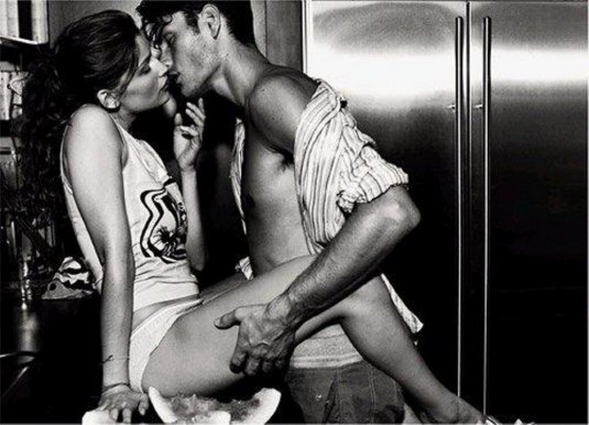 Эротические фото пар в одежде