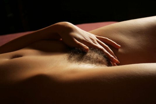 Красивый волосатый лобок