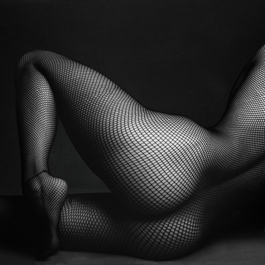 Попа в сетке