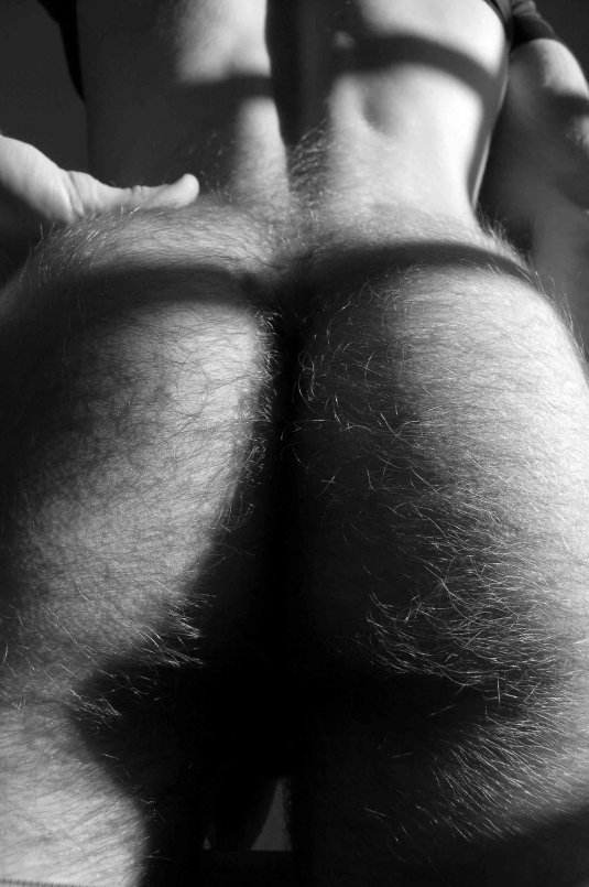 Мужская волосатая дырка