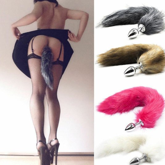 Анальная пробка с хвостиком