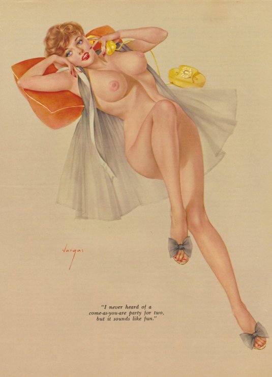 Пин ап ню Альберто Варгас