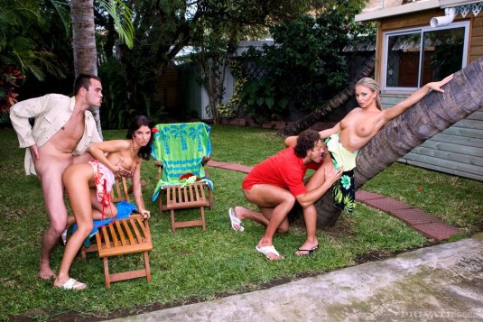 Любительская ебля на природе