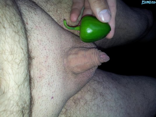 Голый перец крупным планом