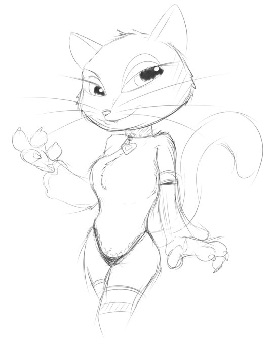 Хентай breasts Cat Cub Feline female