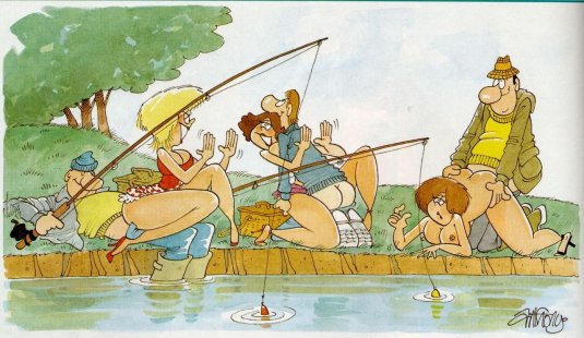 Эротический прикол про рыбалку