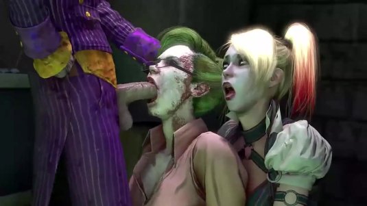 Харли Квин трах и Робиным