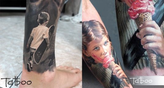 Красивые девушки с татуировками ню