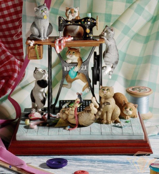 Коты линды смит статуэтки