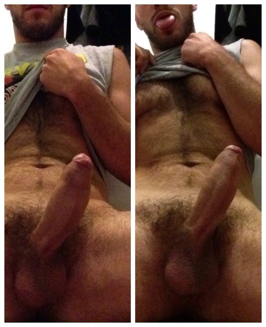 Огромный член селфи волосатый