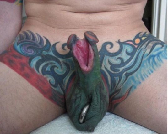 Мужские интимные Татуировки