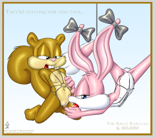 Хентай Сэнди и Леона бдсм