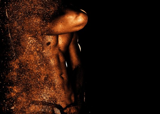 Эмиль Салес голый торс