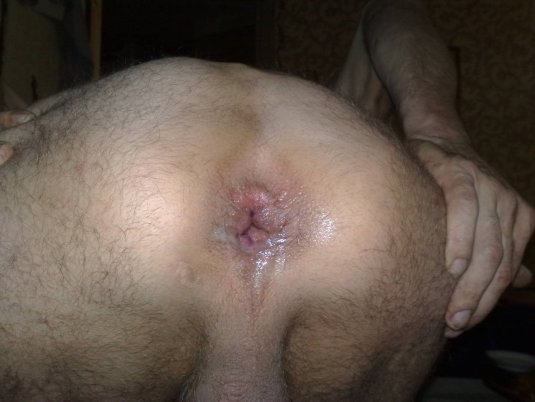 Мужской анал крупным планом