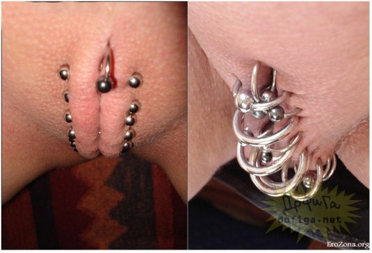Мужской интимный пирсинг члена