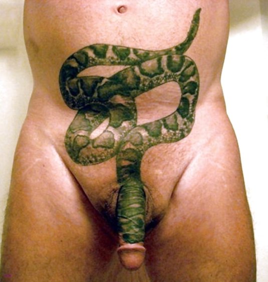 Мужские интимные Татуировки