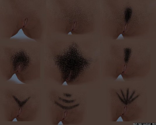 Киска с интимной стрижкой крупным планом