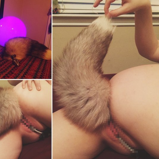 Киттен Софи анальный хвост