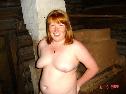 Русская баба в бане