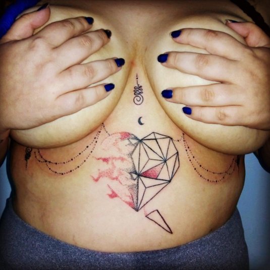 Сердце тату