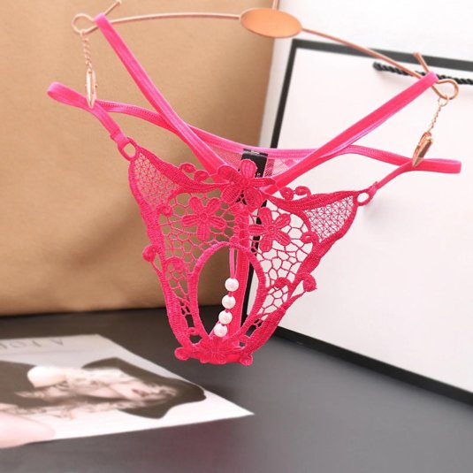 Женские трусики с бусинками
