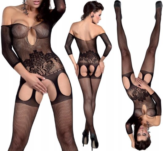 Эротическое боди с открытой промежностью