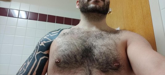 Волосатые мужские сиськи