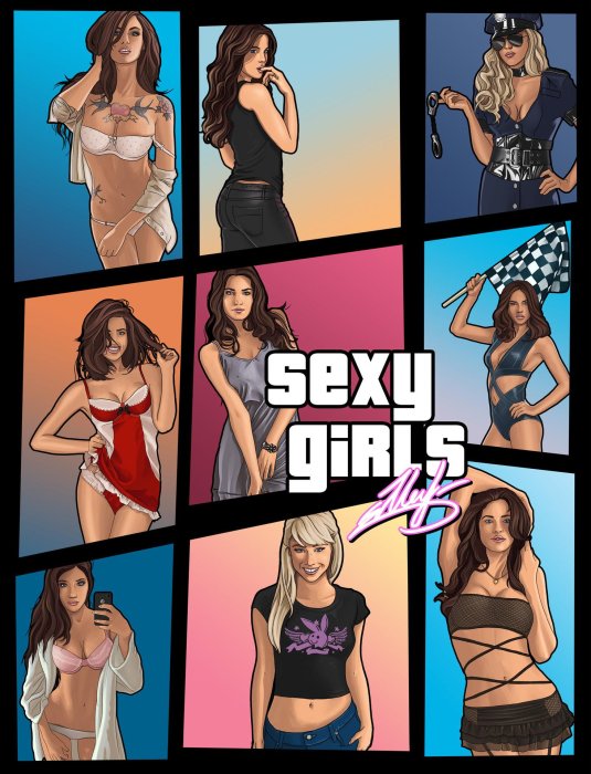 Девушка гта