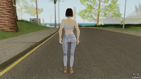Мод гта са скин девушка