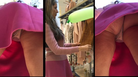 Подглядывание под юбками