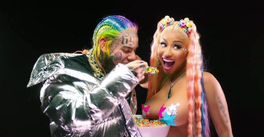 Ники минаж и 6ix9ine