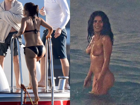 Попа сальмы хайек