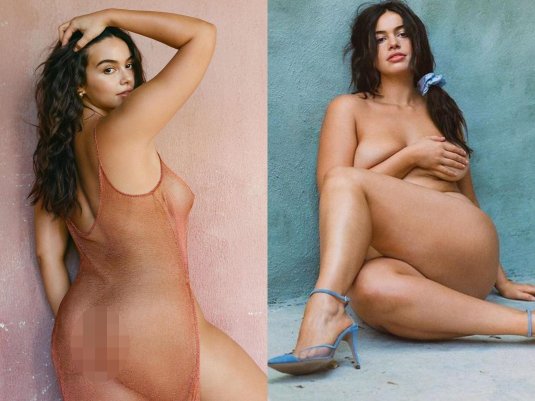 Модель плюс сайз райли тикотин голая