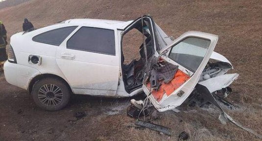 Приора авария