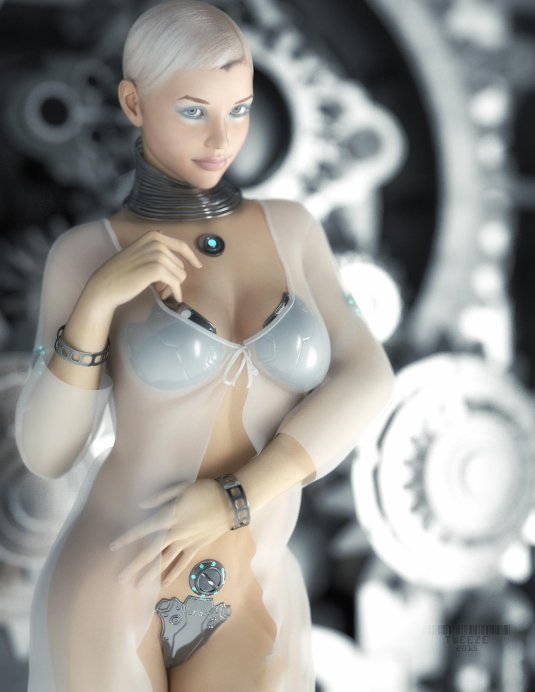 Голые роботы девушки