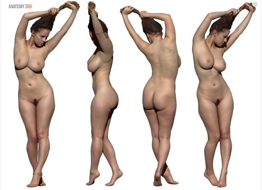 Голые женщины с разных ракурсов