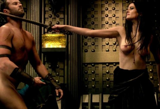 Ева грин 300 спартанцев любовная сцена