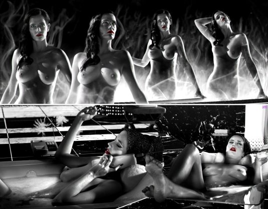 Ева грин город грехов 2 в бассейне