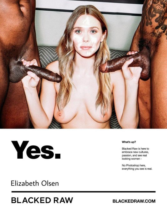 Elizabeth olsen cum