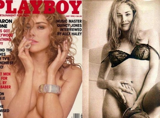 Шэрон стоун в журнале плейбой