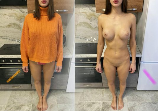 Одетые и раздетые женщины