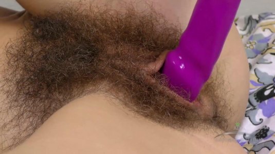 Длинные волосы волосатая киска