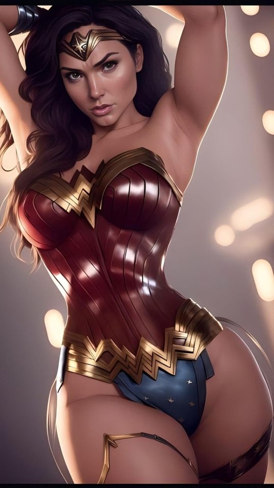 Чудо женщина арт