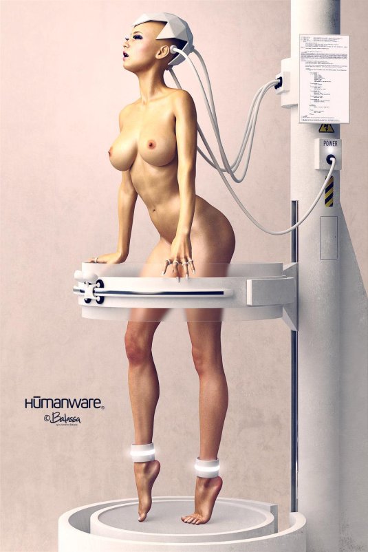 Голая баба в лаборатории